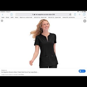 Koi Sapphire Nursing Uniform Tall